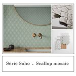Série Soho • Scallop vintage grey