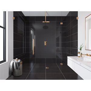 Noir paillettes coulis pour salle de bains Mur tuiles cuisine carreaux de plancher mosaïque 